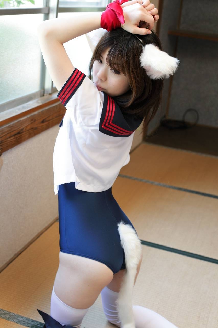 [Cosplay] 2013.04.05 Neko  School Girl - 2 Cosplayers